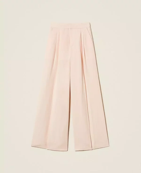 Broek twinset pearl rosé