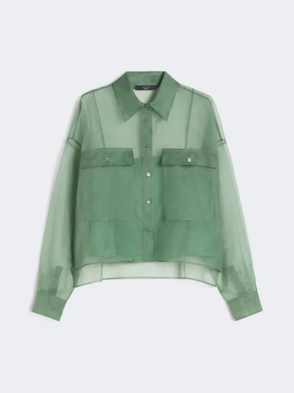 Groene blouse Max Mara weekend Colombia