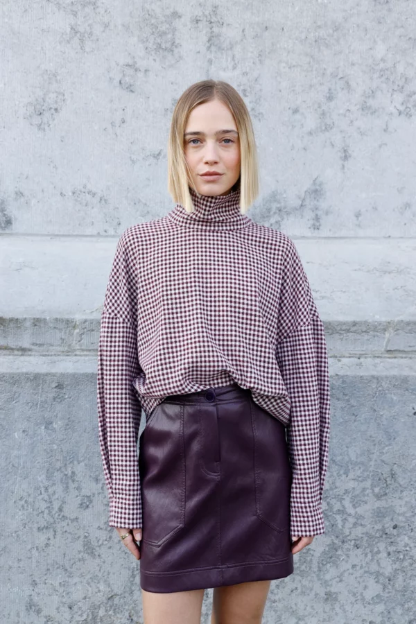 Blouse blowing juliajune plum