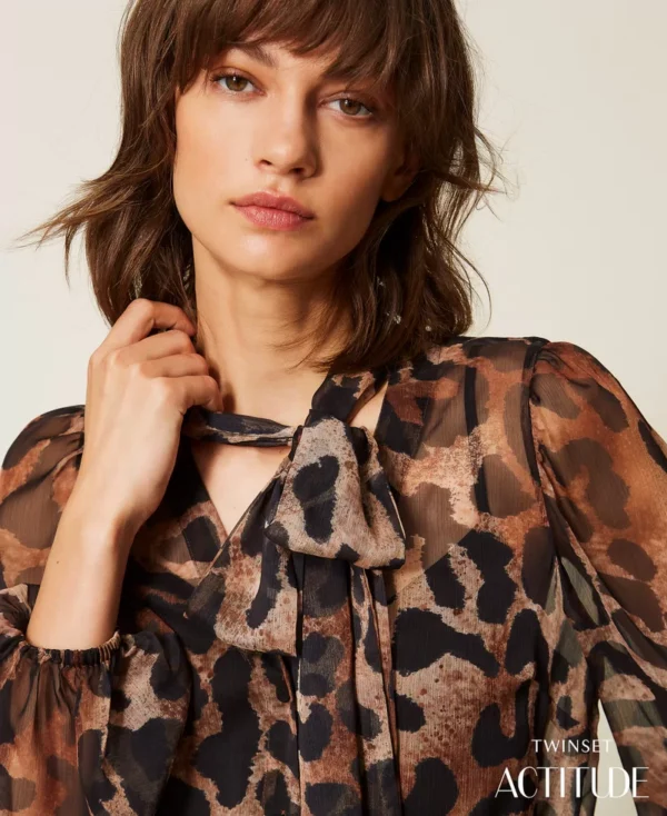 Blouse panter Actitude